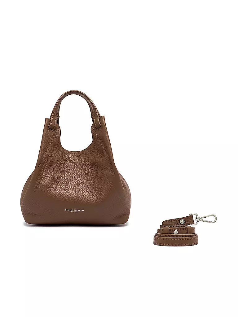 GIANNI CHIARINI | Ledertasche - Hobo Bag DUA  | Marron