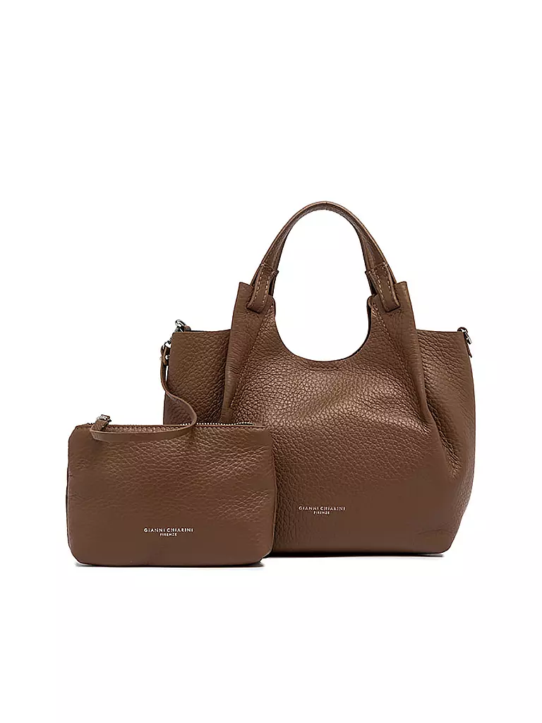 GIANNI CHIARINI | Ledertasche - Hobo Bag DUA  | Marron