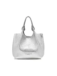 GIANNI CHIARINI | Ledertasche - Hobo Bag DUA Small | Argent