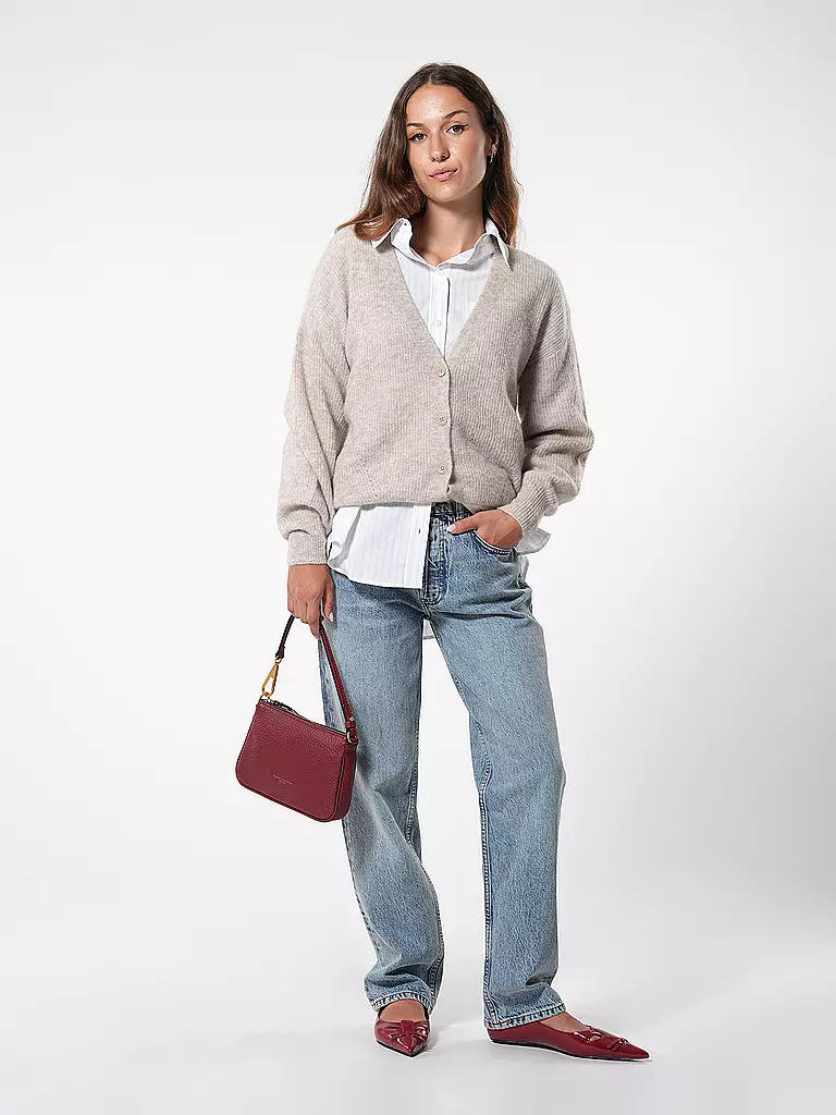 GIANNI CHIARINI | Ledertasche - Mini Bag BROOKE | Rouge foncé