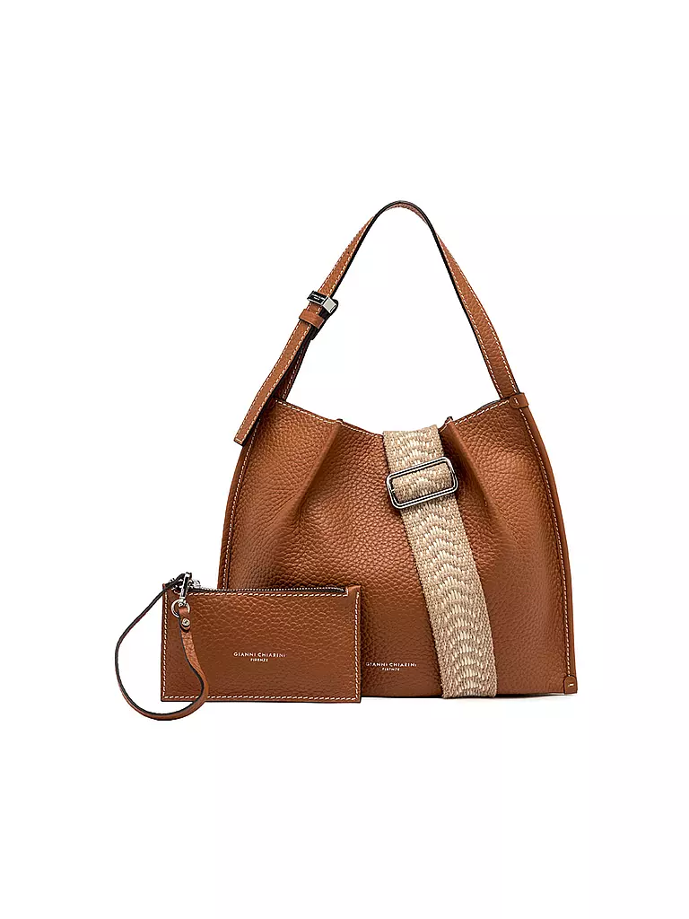 GIANNI CHIARINI | Ledertasche - Umhängetasche DORY  | Camel