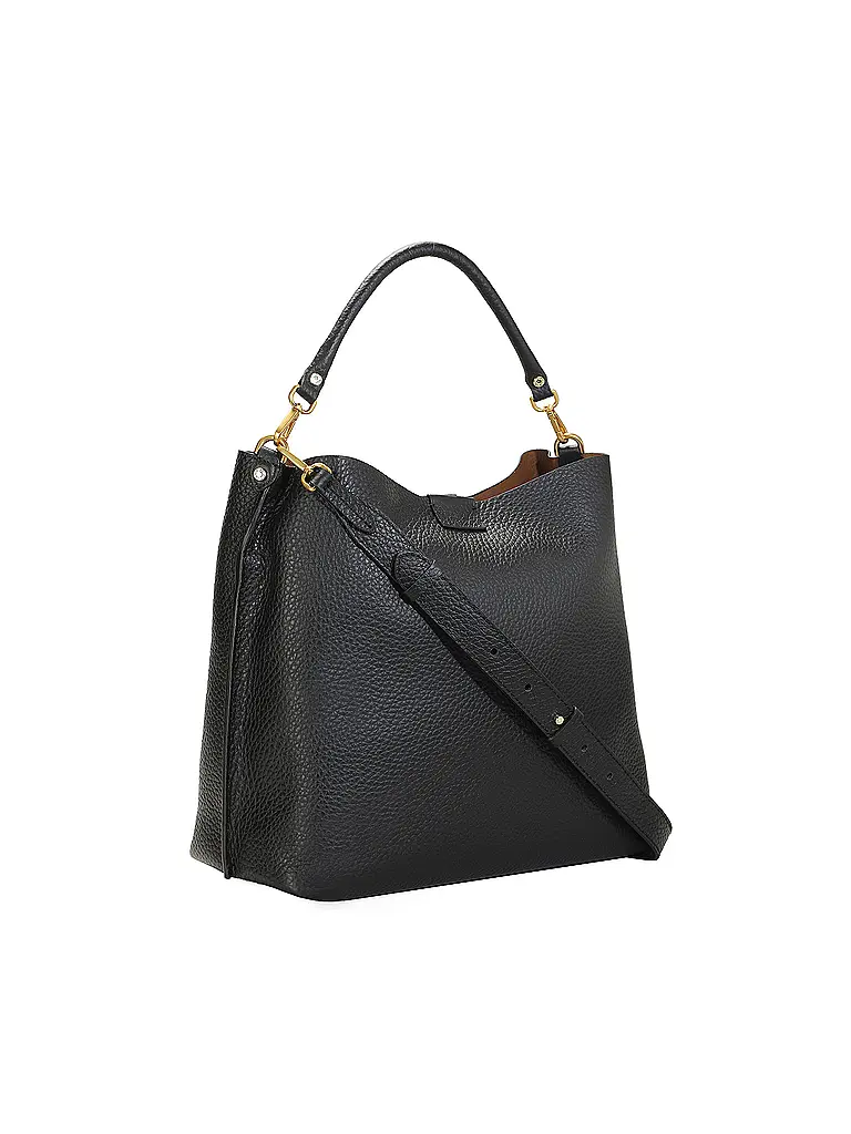 GIANNI CHIARINI | Sac en cuir - Hobo Bag ARETHA | Noir