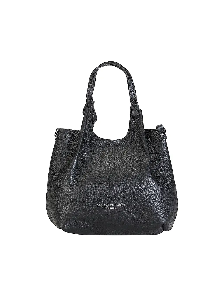 GIANNI CHIARINI | Sac en cuir - Hobo Bag DUA Small | Noir