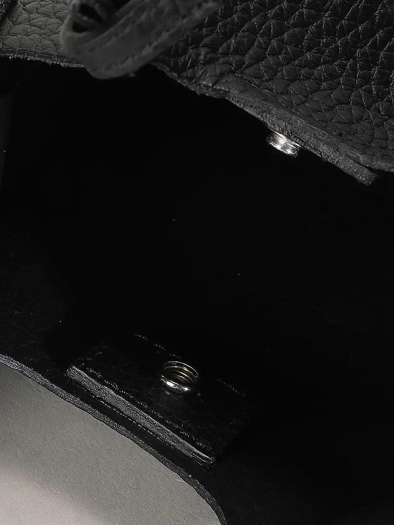 GIANNI CHIARINI | Sac en cuir - Hobo Bag DUA Small | Noir