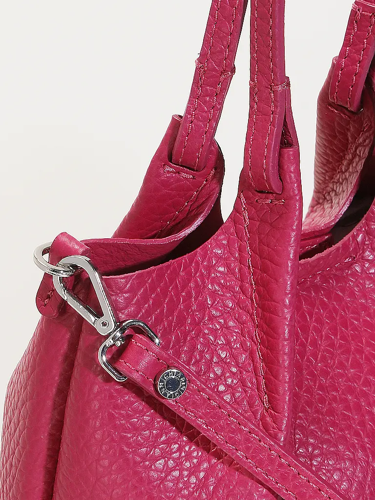 GIANNI CHIARINI | Sac en cuir - Hobo Bag DUA Small | Rose vif