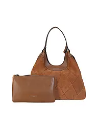 GIANNI CHIARINI | Sac en cuir - Hobo Bag DUA | Camel