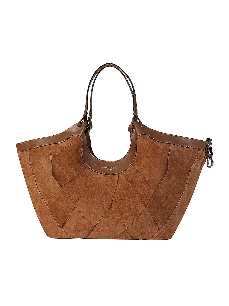 GIANNI CHIARINI | Sac en cuir - Hobo Bag DUA | Camel