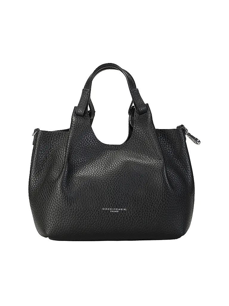 GIANNI CHIARINI | Sac en cuir - Hobo Bag DUA | Noir