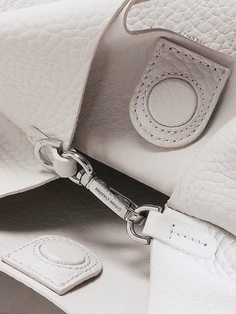GIANNI CHIARINI | Sac en cuir - Hobo Bag DUA | Blanc