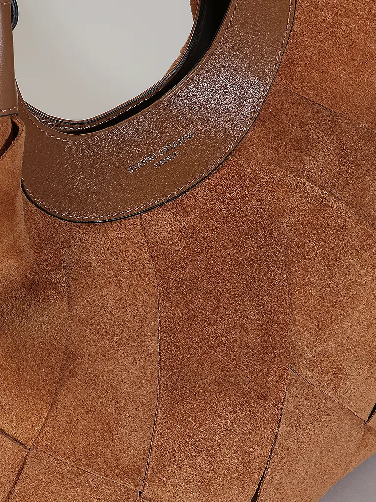 GIANNI CHIARINI | Sac en cuir - Hobo Bag DUA | Camel
