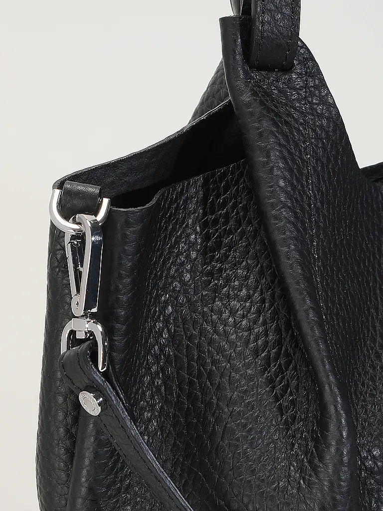 GIANNI CHIARINI | Sac en cuir - Hobo Bag DUA | Noir