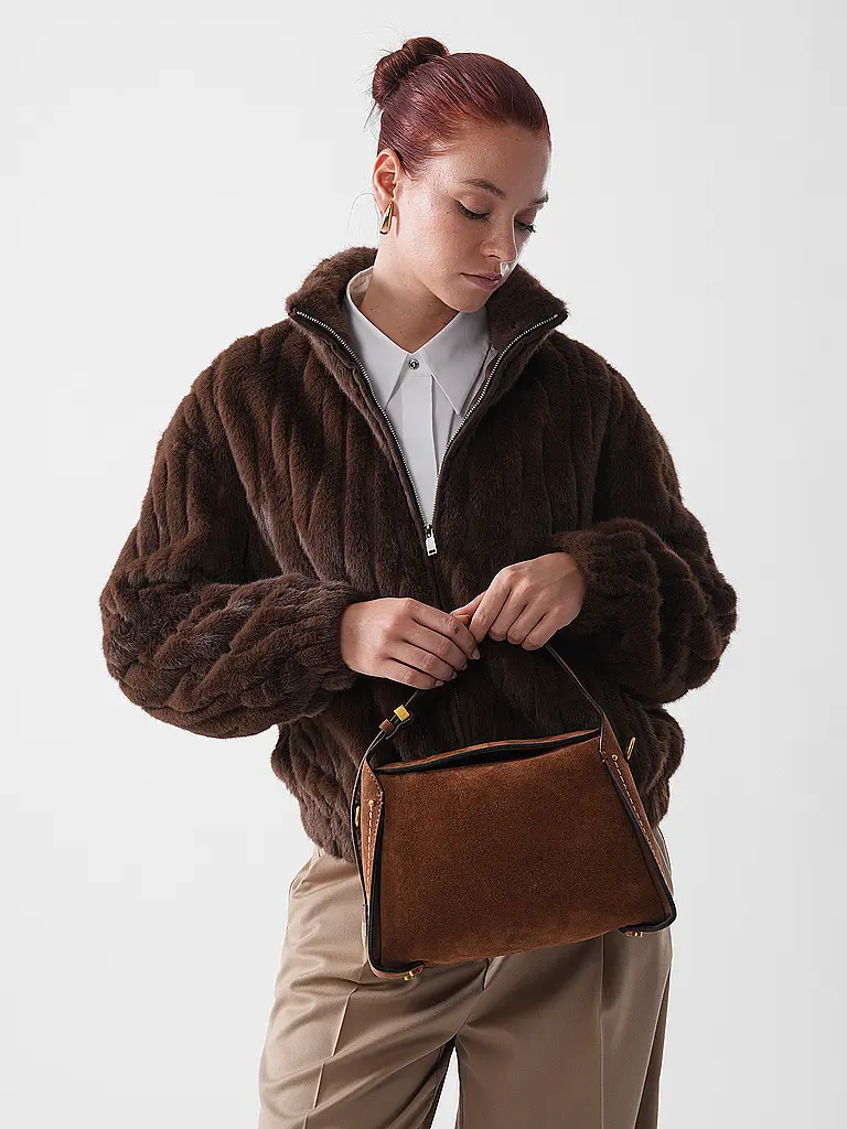 GIANNI CHIARINI | Sac en cuir - Hobobag PENELOPE | braun