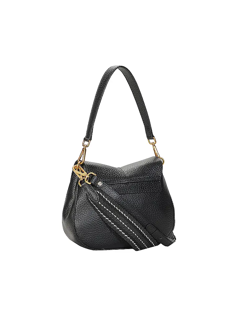 GIANNI CHIARINI | Sac en cuir - Sac bandoulière HELENA ROUND | Noir