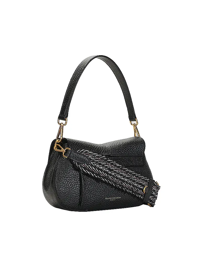 GIANNI CHIARINI | Sac en cuir - Sac bandoulière HELENA ROUND | Noir