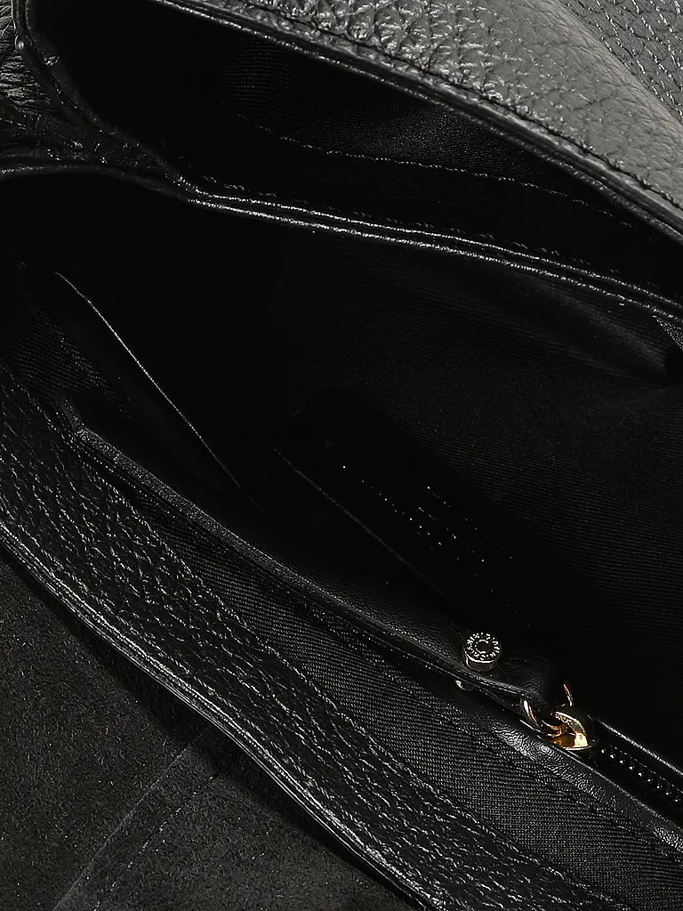 GIANNI CHIARINI | Sac en cuir - Sac bandoulière HELENA ROUND | Noir