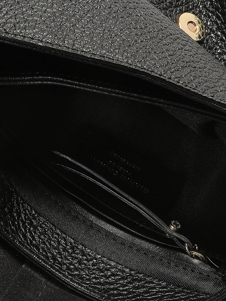 GIANNI CHIARINI | Sac en cuir - Sac bandoulière HELENA ROUND | Noir