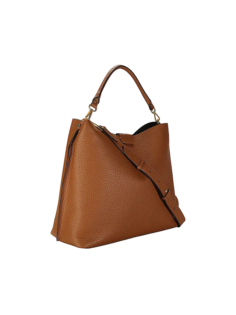 GIANNI CHIARINI | Sac en cuir - Sac Hobo ARETHA | Camel