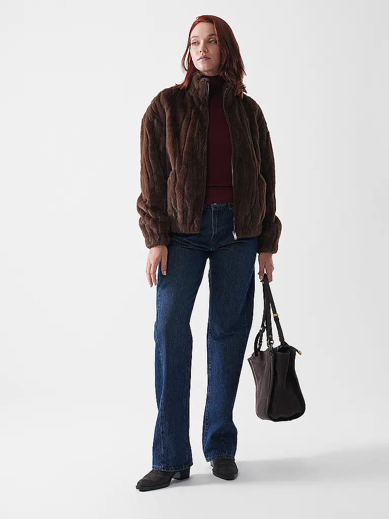 GIANNI CHIARINI | Sac en cuir - Sac Hobo BLOOM | braun