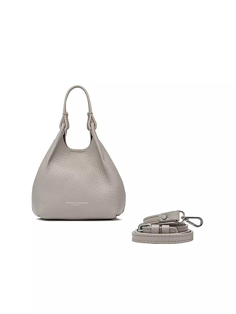 GIANNI CHIARINI | Sac en cuir - Sac Hobo DUA Small | hellgrau