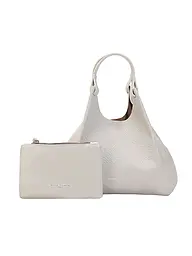 GIANNI CHIARINI | Sac en cuir - Sac Hobo DUA | Gris clair