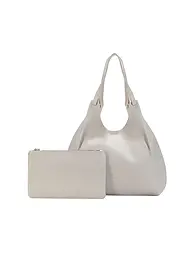 GIANNI CHIARINI | Ledertasche - Hobo Bag DUA | Gris clair