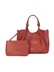 GIANNI CHIARINI | Sac en cuir - Sac Hobo DUA | Rouge foncé