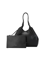 GIANNI CHIARINI | Sac en cuir - Sac Hobo DUA | Noir