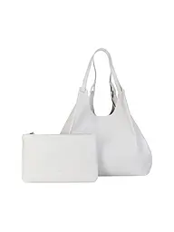GIANNI CHIARINI | Sac en cuir - Sac Hobo DUA | Blanc
