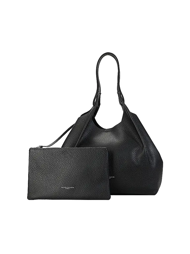 GIANNI CHIARINI | Sac en cuir - Sac Hobo DUA | Noir