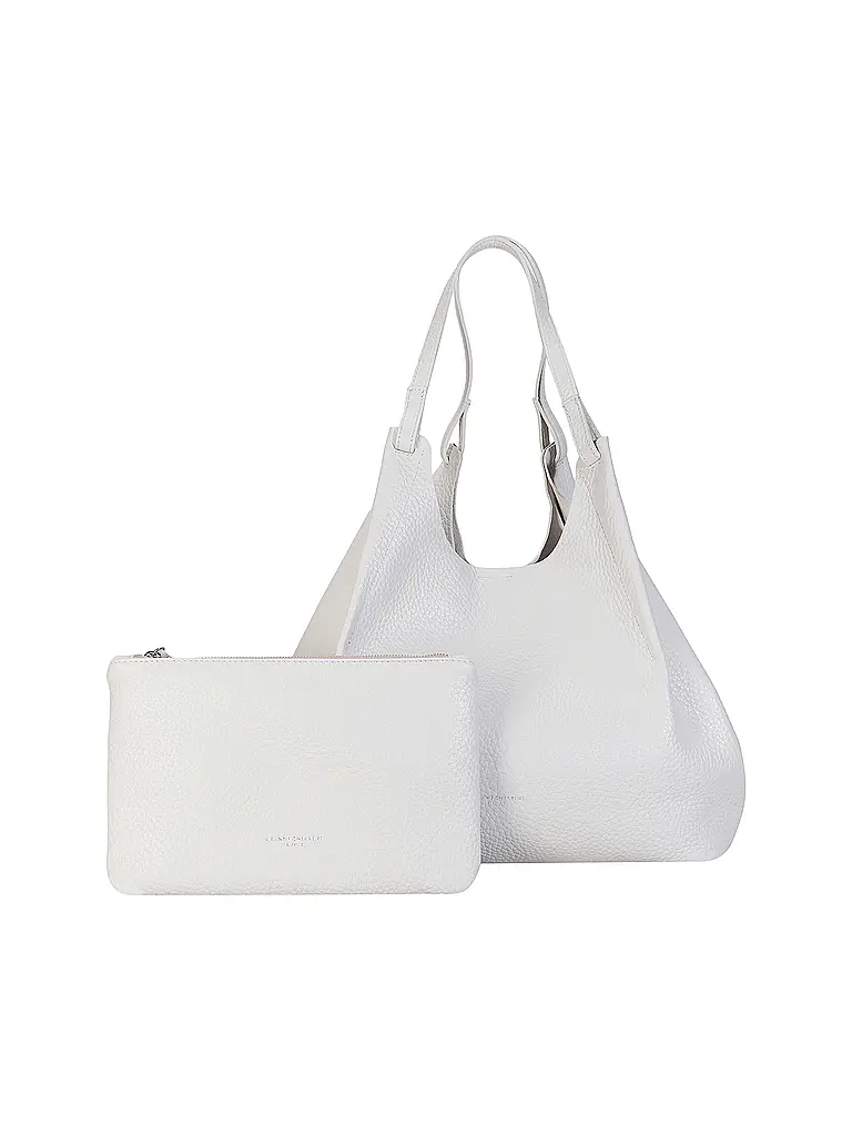 GIANNI CHIARINI | Sac en cuir - Sac Hobo DUA | Blanc