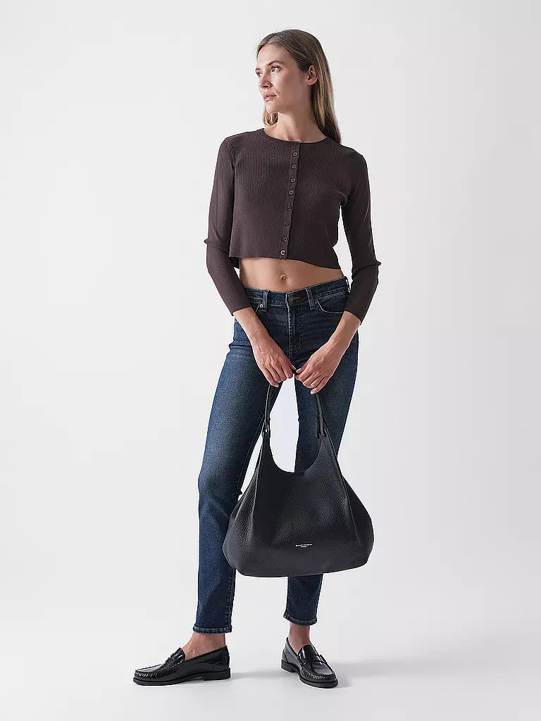 GIANNI CHIARINI | Sac en cuir - Sac Hobo DUA | schwarz
