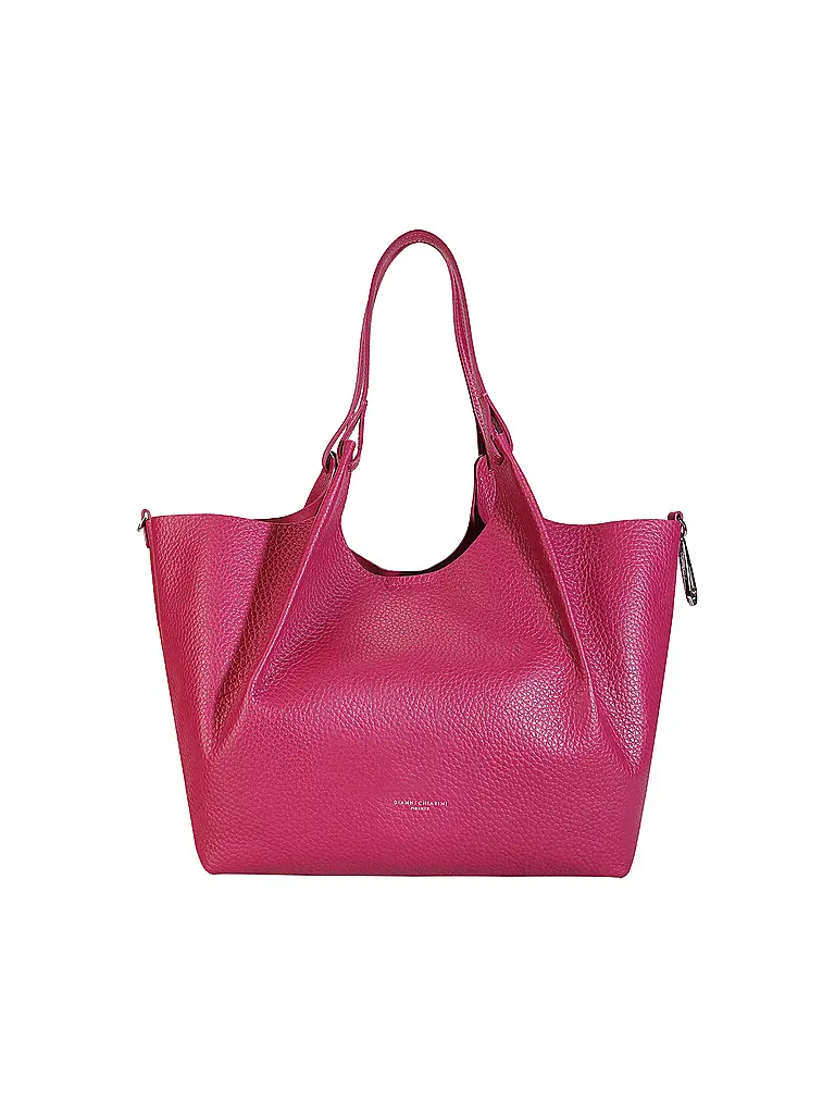 GIANNI CHIARINI | Sac en cuir - Sac Hobo DUA | Rose vif