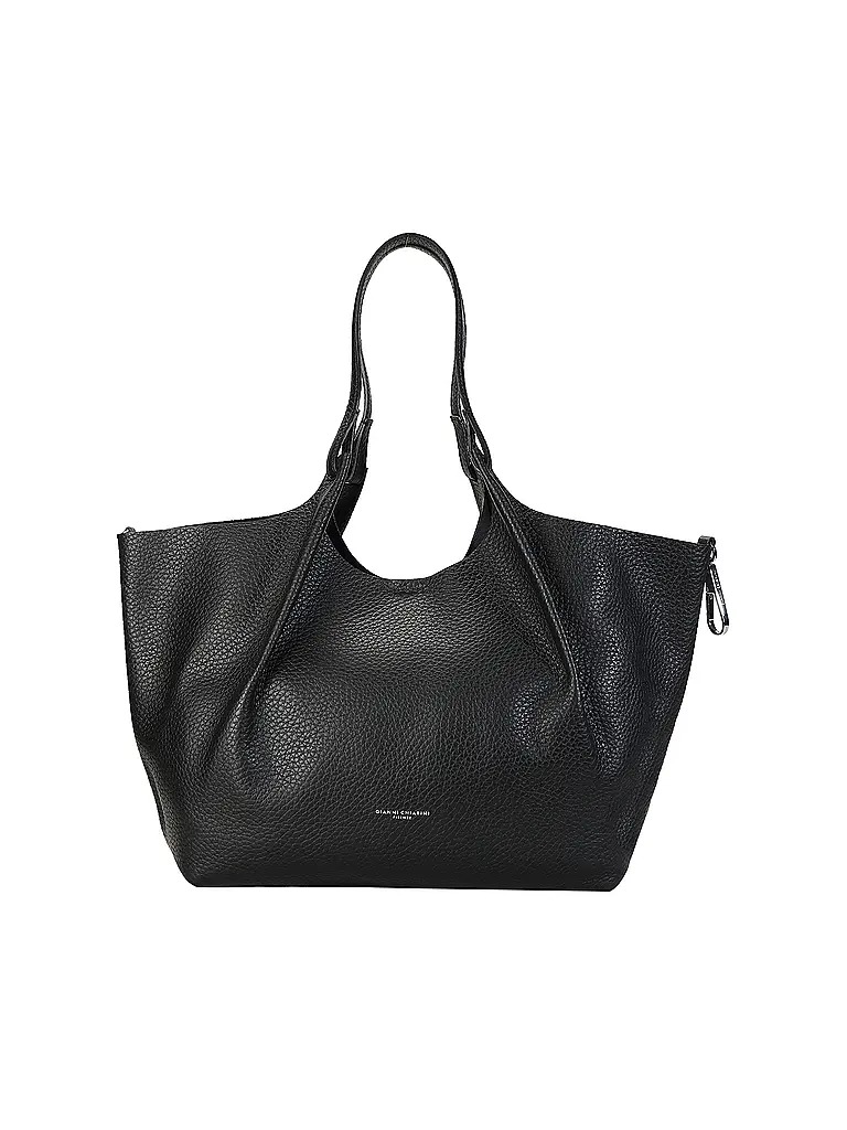 GIANNI CHIARINI | Sac en cuir - Sac Hobo DUA | Noir