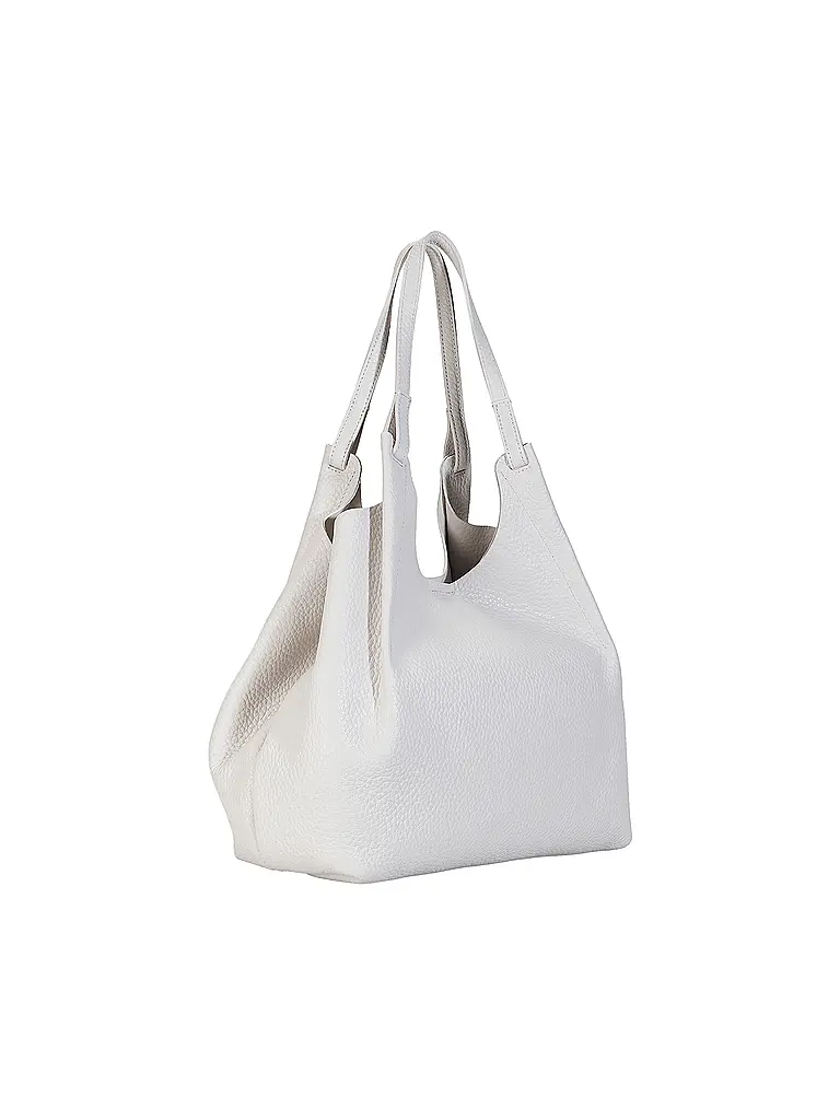 GIANNI CHIARINI | Sac en cuir - Sac Hobo DUA | Blanc