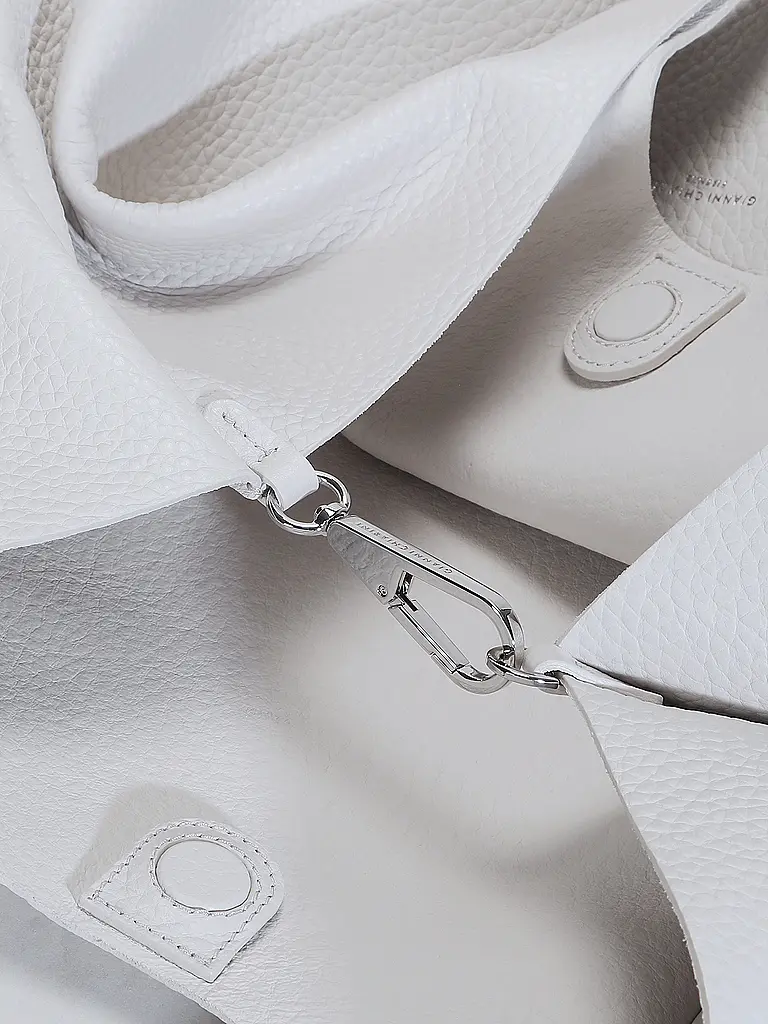 GIANNI CHIARINI | Sac en cuir - Sac Hobo DUA | Blanc