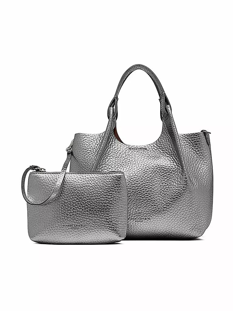 GIANNI CHIARINI | Sac en cuir - Sac Hobo DUA | silber