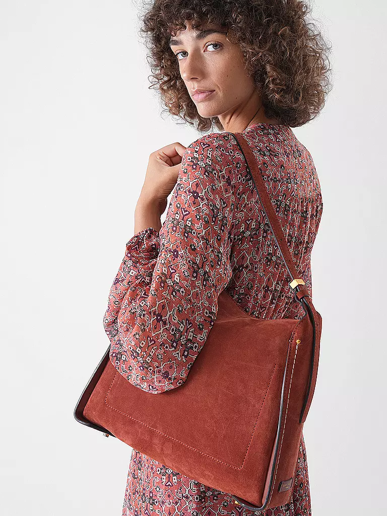 GIANNI CHIARINI | Sac en cuir - Sac Hobo PENELOPE | dunkelrot