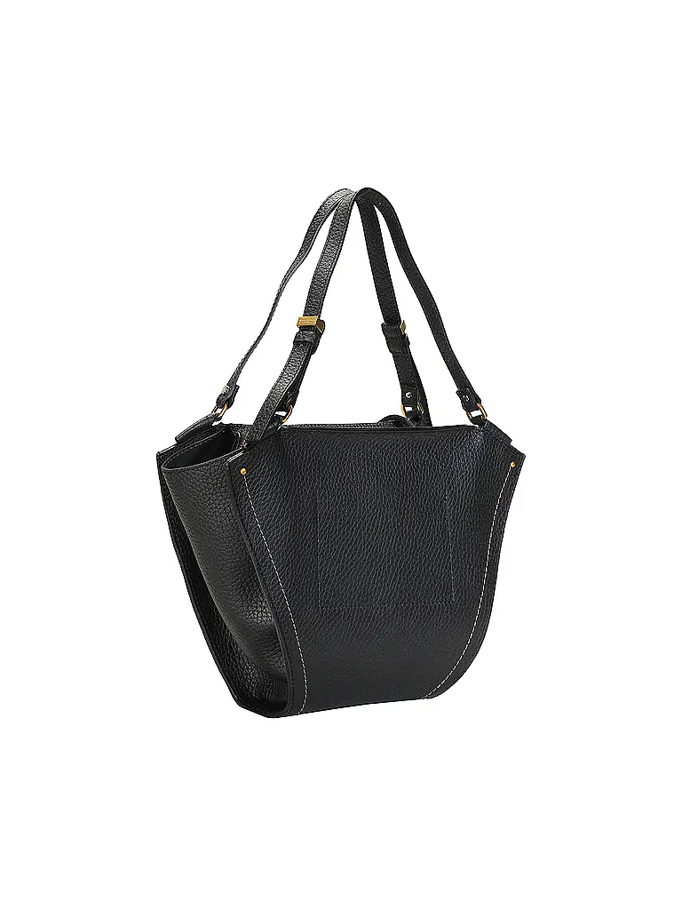 GIANNI CHIARINI | Sac en cuir - Sac porté main BLOOM | Noir