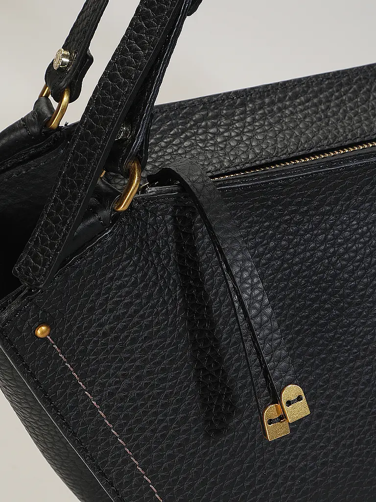 GIANNI CHIARINI | Sac en cuir - Sac porté main BLOOM | Noir