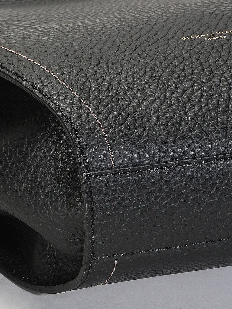 GIANNI CHIARINI | Sac en cuir - Sac porté main BLOOM | Noir