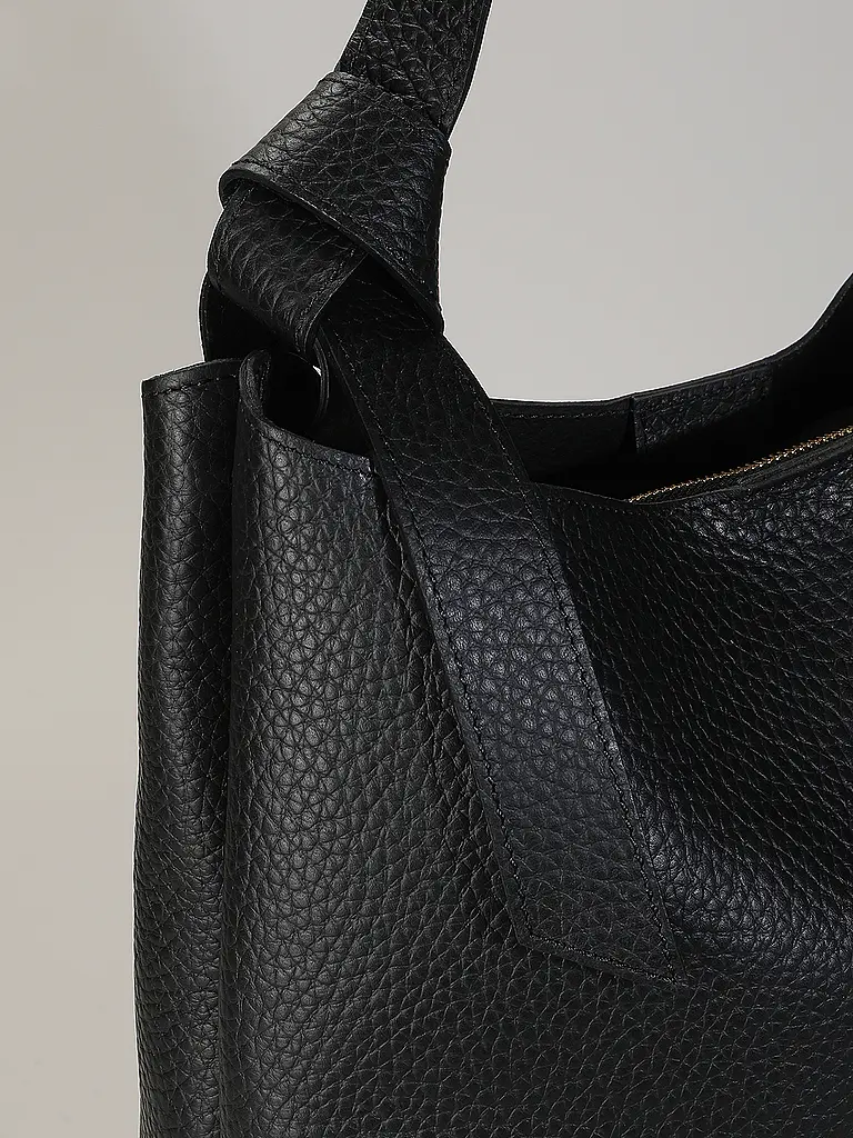 GIANNI CHIARINI | Sac en cuir - Shopper AMIRA | Noir