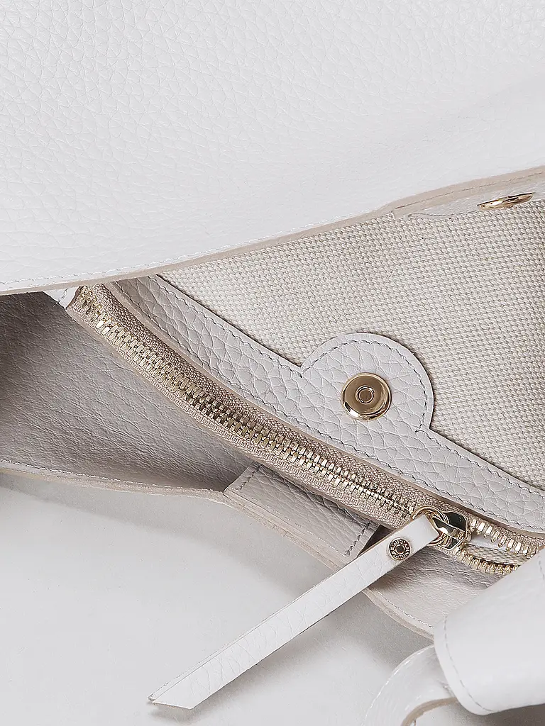 GIANNI CHIARINI | Sac en cuir - Shopper AMIRA | Blanc