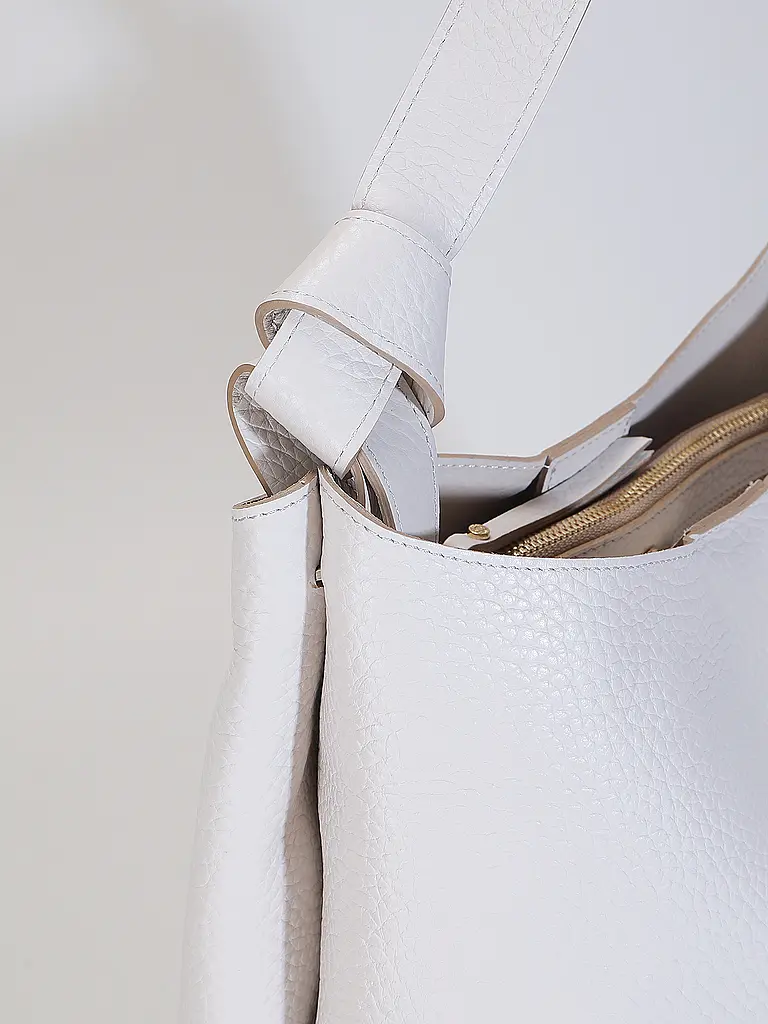 GIANNI CHIARINI | Sac en cuir - Shopper AMIRA | Blanc