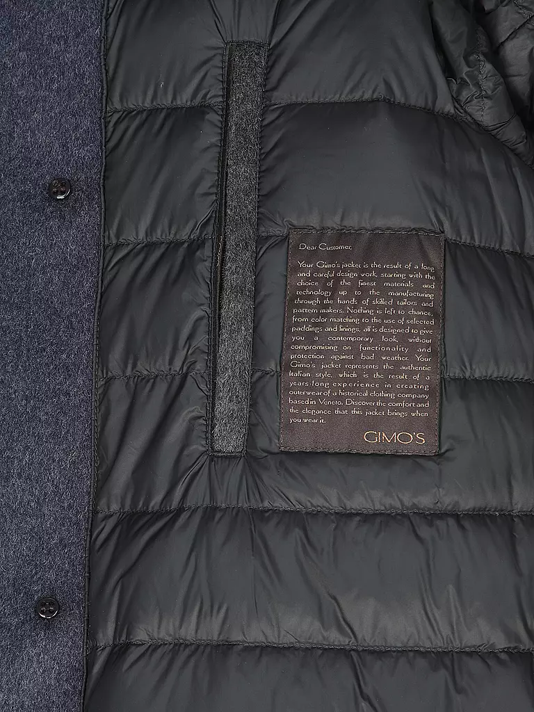 GIMO'S | Manteau en laine | grau