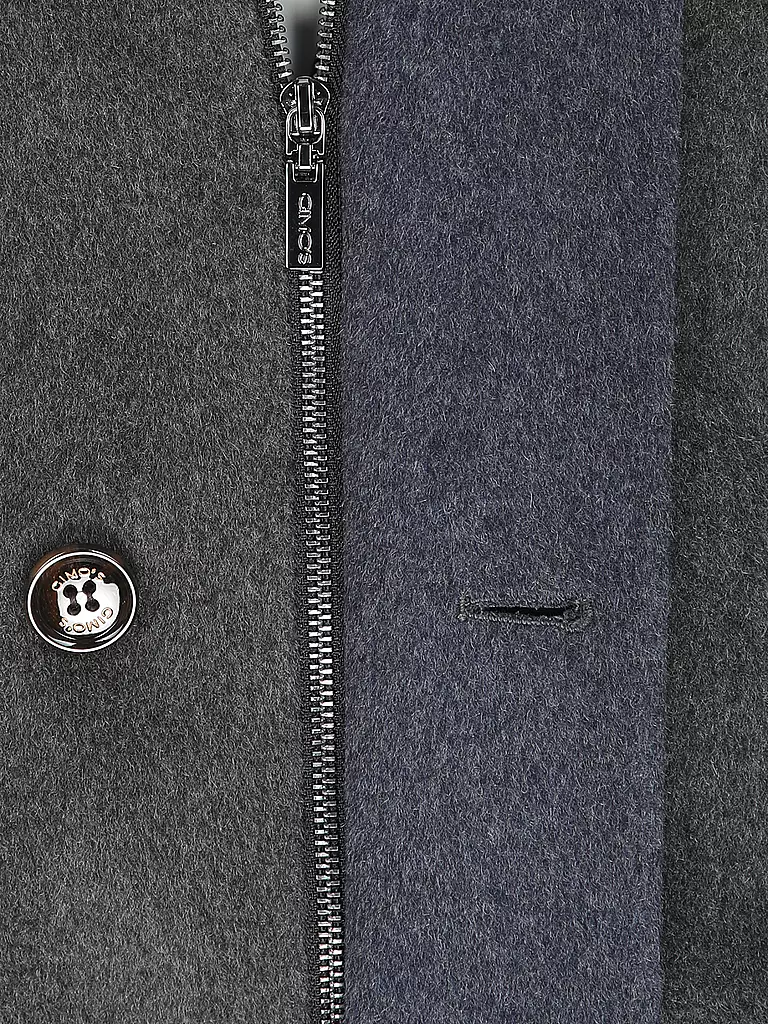 GIMO'S | Manteau en laine | grau