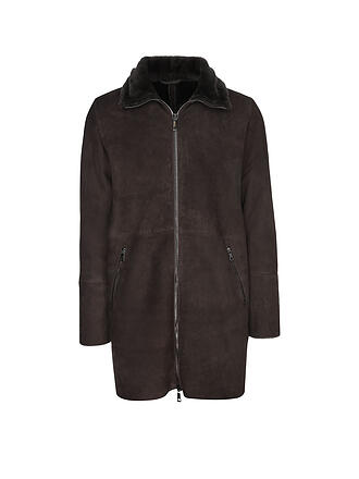 GIORGIO BRATO | Manteau en peau lainée