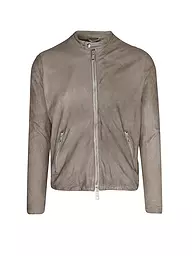 GIORGIO BRATO | Veste en cuir | Gris clair