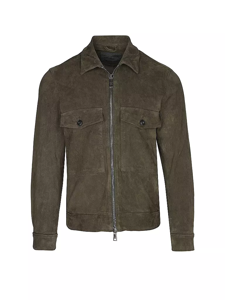 GIORGIO BRATO | Lederjacke | Olive