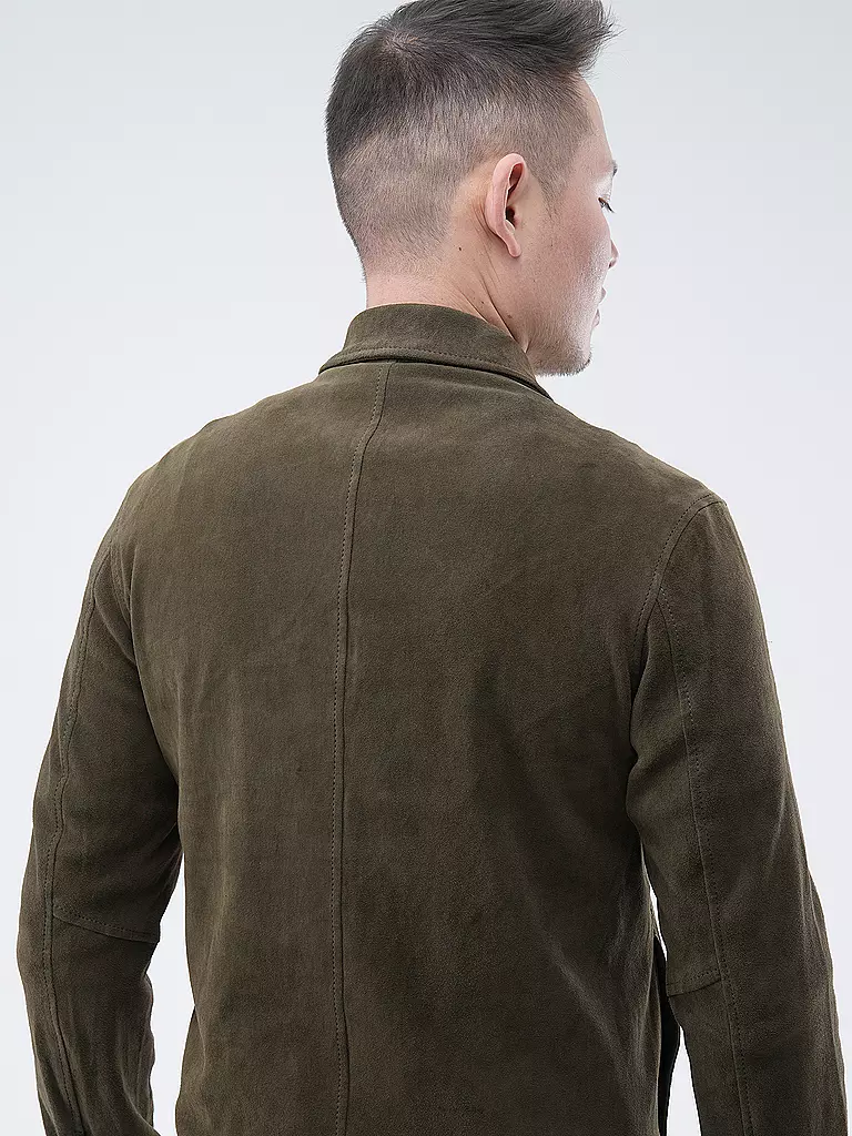 GIORGIO BRATO | Lederjacke | Olive