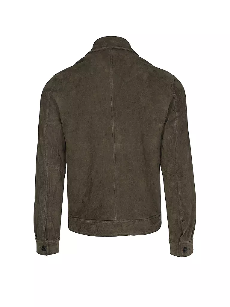 GIORGIO BRATO | Lederjacke | Olive